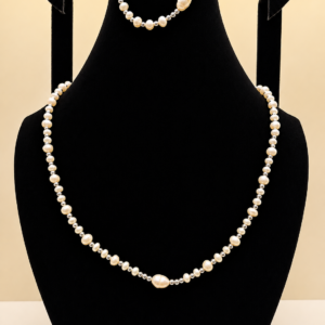 Freshwater Pearl Beaded Wrap Necklace