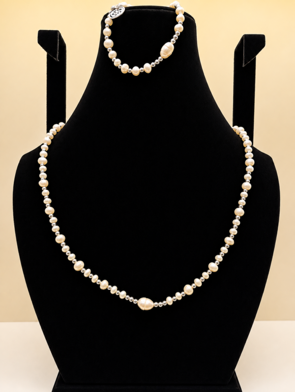 Freshwater Pearl Beaded Wrap Necklace